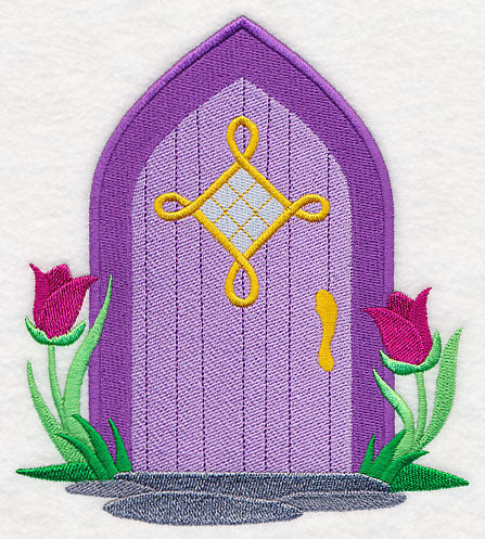 Fairy Door with Tulips - Image 4