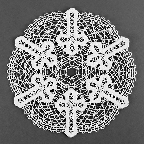 Faithful Cross Doily (Battenburg Lace) - Image 7