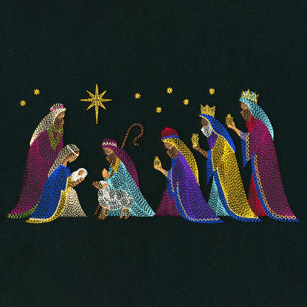 Faithful Nativity Scene