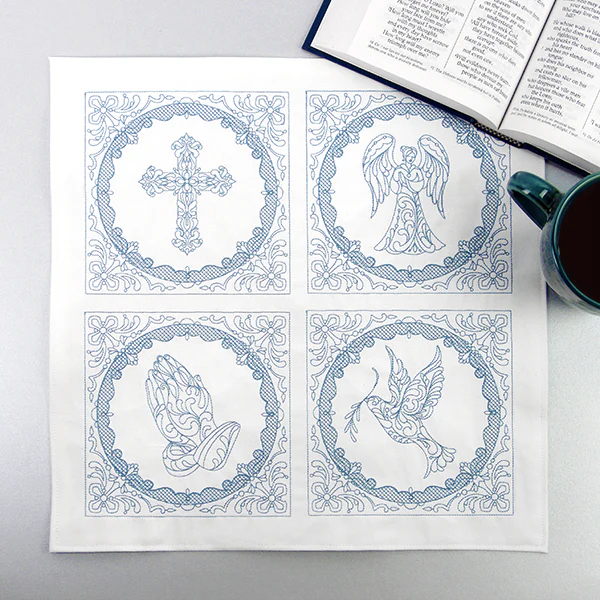 Faithful Stitches - Angel (Trapunto) - Image 2