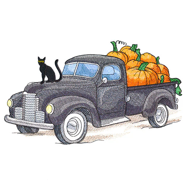 Fall Fun Retro Truck - Image 9