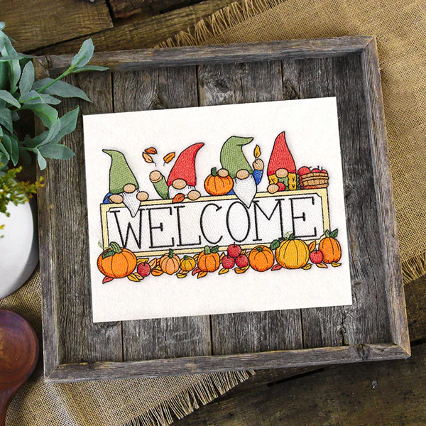 Fall Gnome Welcome Sign - Image 4