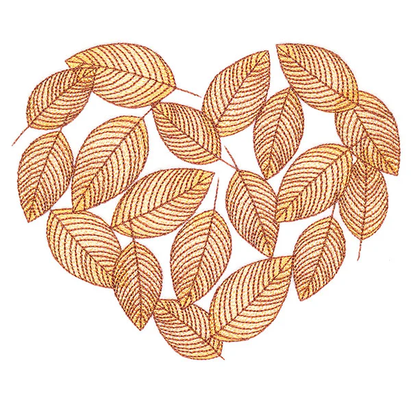 Fall into Leaves Heart - Image 2