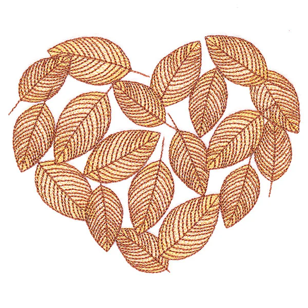 Fall into Leaves Heart - Image 3