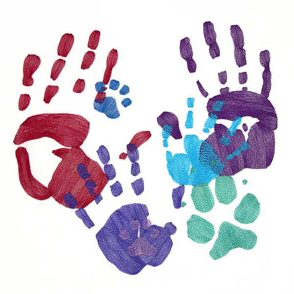 Family Handprints - Dad - Image 8
