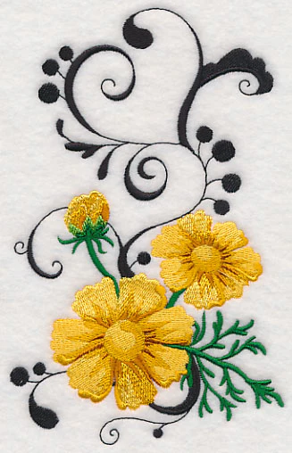 Fanciful Cosmos Flower - Image 4