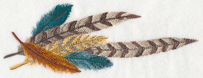 Fanciful Feathers Potpourri Border - Image 2