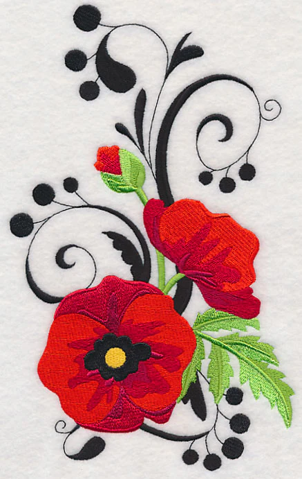 Fanciful Poppy Flower - Image 2