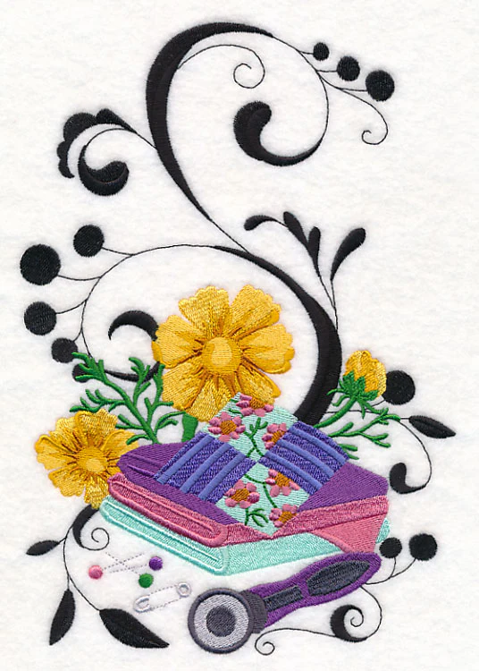 Fanciful Quilting Notions with Cosmos - Image 5