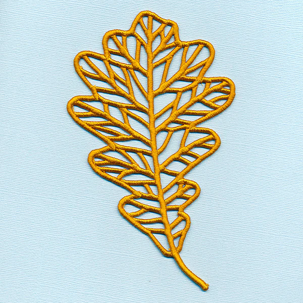 Fancy Autumn Oak Leaf (Lace) - Image 2