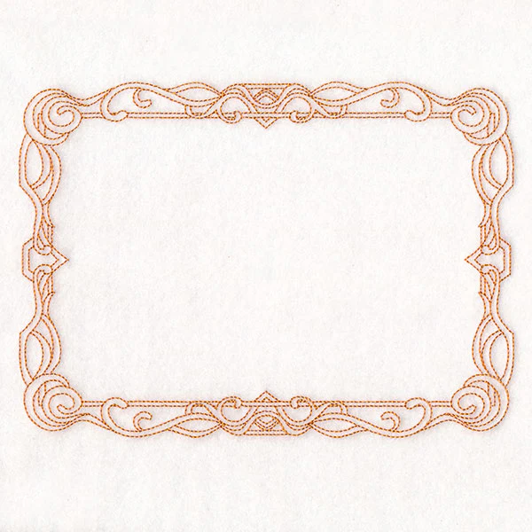 Fancy & Decorative Quilt Frame 5
