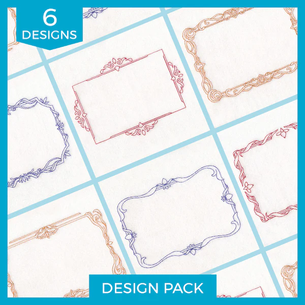 Fancy & Decorative Quilt Frames Design Pack - Image 7