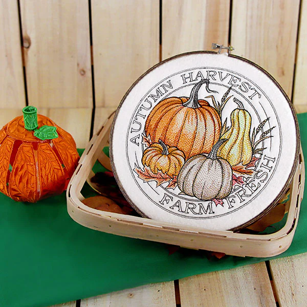 Fancy Filigree Pumpkin in 3D (In-the-Hoop) - Image 4