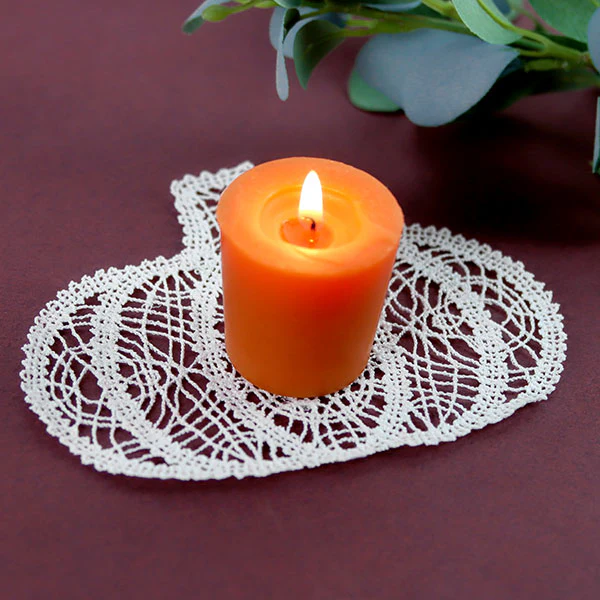 Fancy for Fall Pumpkin (Battenburg Lace) - Image 2