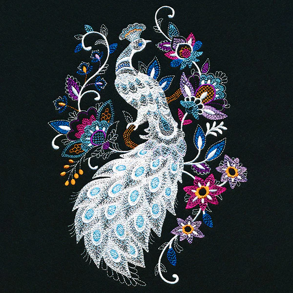 Fancy Jacobean Peacock