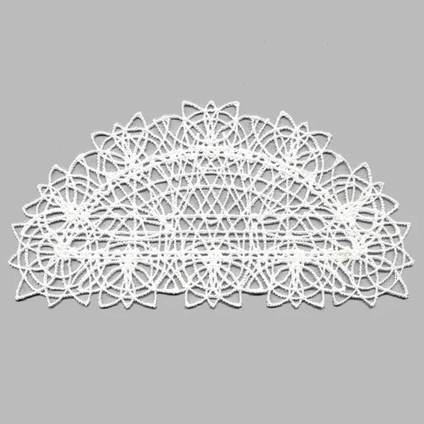 Fancy Lace Decor - Half Circle (Battenburg Lace) - Image 2