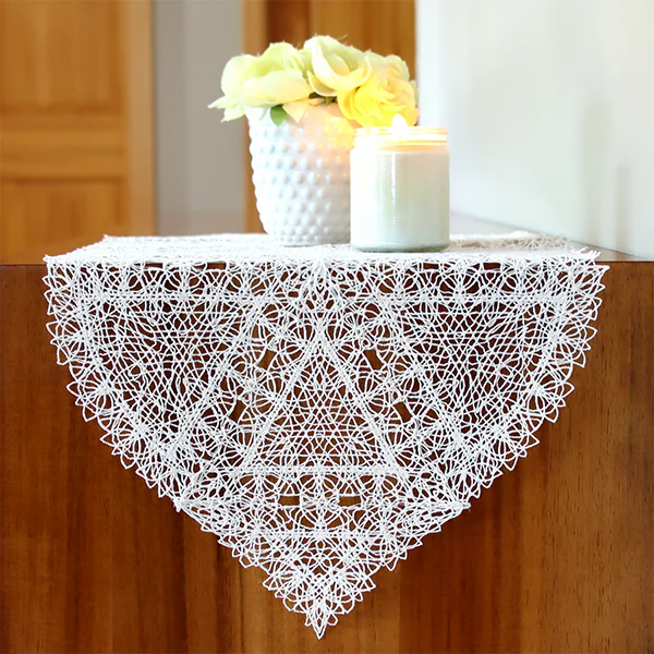 Fancy Lace Decor - Triangle (Battenburg Lace) - Image 15