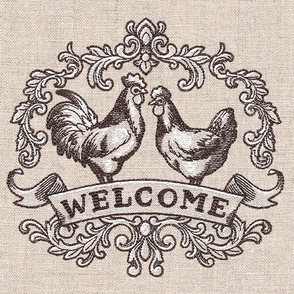 Fancy Welcome Chicken Crest - Image 5