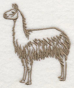 Farm Silhouette Llama - Image 3
