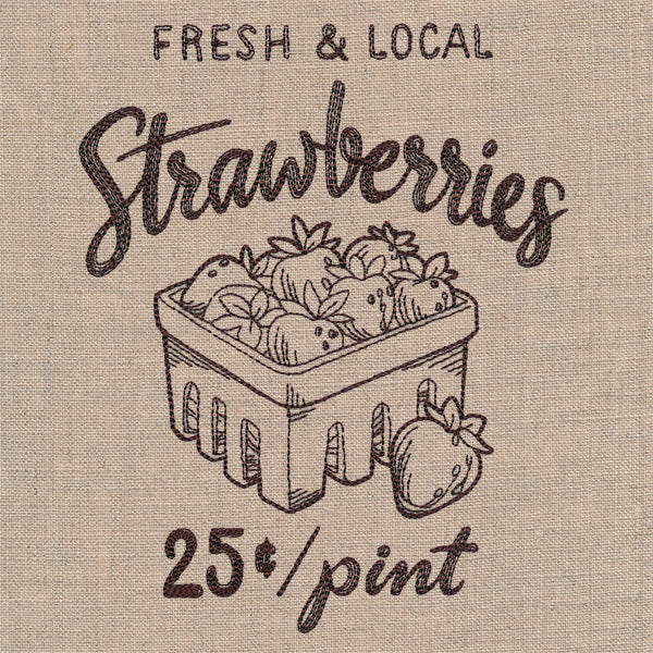 Farmers Market - Fresh and Local Strawberries - Image 3