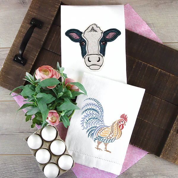 Farmhouse Cow (Crafty Cut Applique) - Image 8