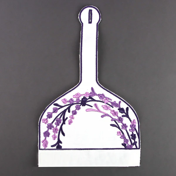 Farmhouse Lavender Towel Topper - Image 3