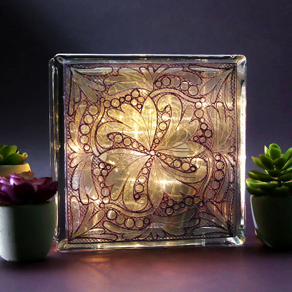 Feathers & Filigree Square 3 (Trapunto) - Image 12