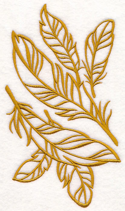 Feathers (Goldwork) - Image 2