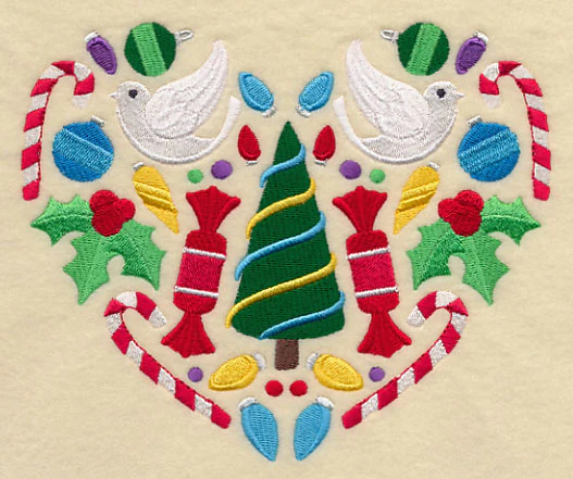 Festive Christmas Heart - Tree - Image 2