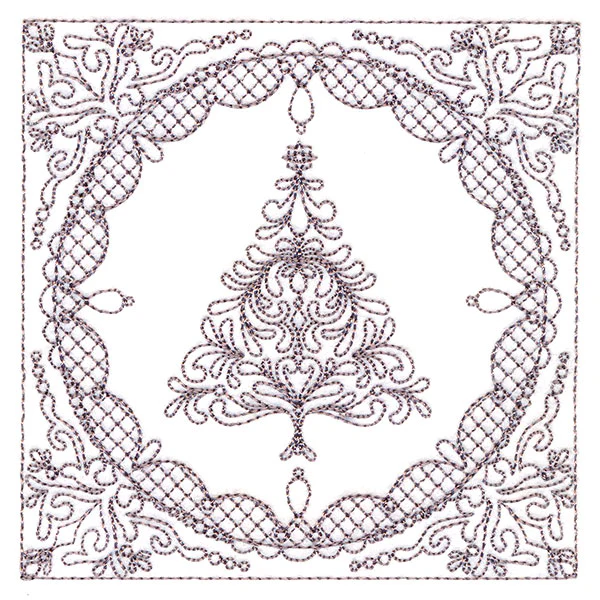 Festive Elegance - Christmas Tree (Trapunto) - Image 5
