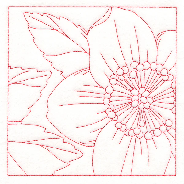 Festive Florals Quilting - Christmas Rose (Double Run) - Image 6