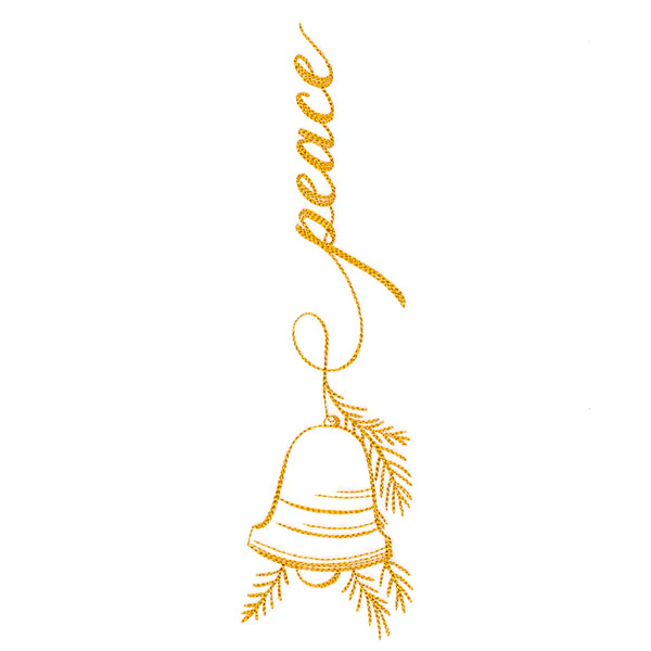 Festive Flourishes Calligraphy - Peace - Image 3