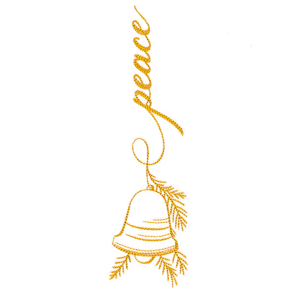 Festive Flourishes Calligraphy - Peace - Image 4
