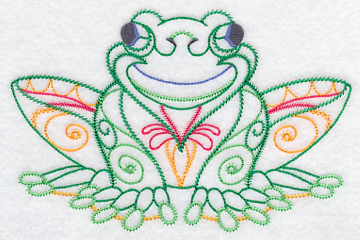 Festive Frog (Vintage) - Image 2