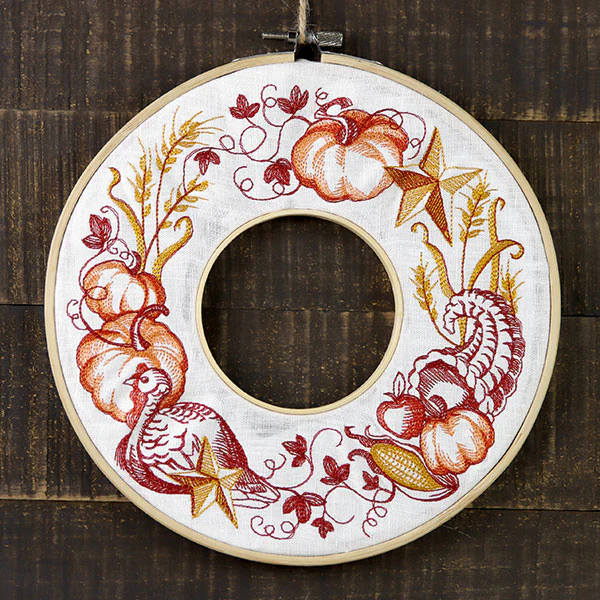 Festive Harvest Fall Wreath - Image 8