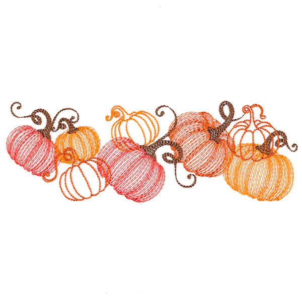 Festive Harvest Pumpkin Border - Image 7