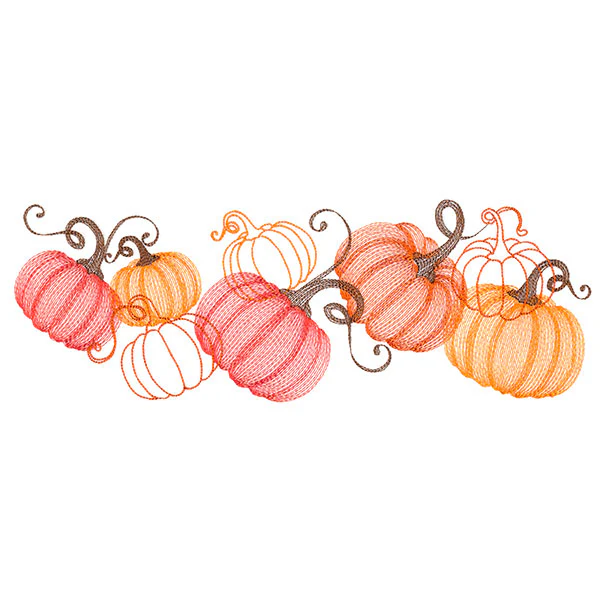 Festive Harvest Pumpkin Border - Image 9