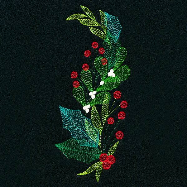Festive Holly and Berries Spray - Image 5