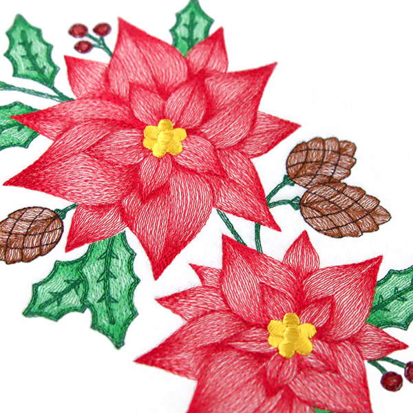 Festive Poinsettia Bouquet - Image 9