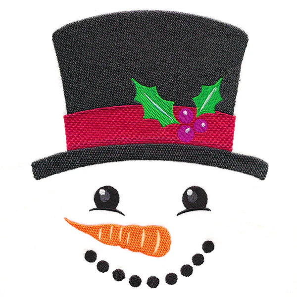Festive Snowman Face