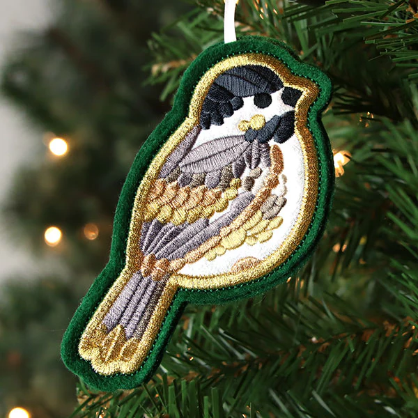 Festive Woodland Ornaments - Chickadee - Image 5