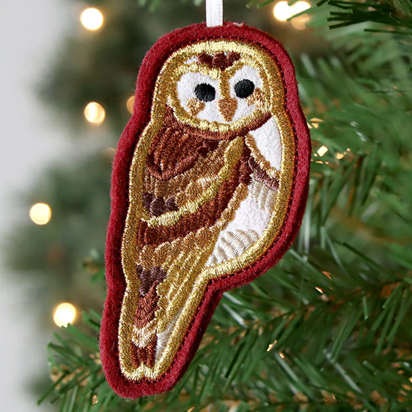 Festive Woodland Ornaments - Owl - Image 2