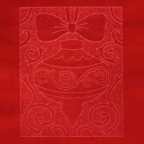 Filigree Christmas Ornament (Trapunto) - Image 8