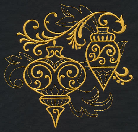 Filigree Ornaments (Goldwork) - Image 3