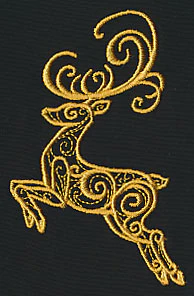 Filigree Reindeer (Goldwork) - Image 5