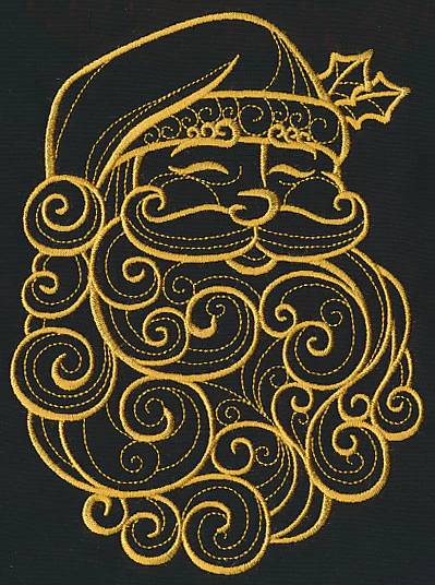 Filigree Santa Claus (Goldwork) - Image 3