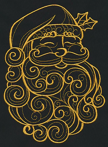 Filigree Santa Claus (Goldwork) - Image 4