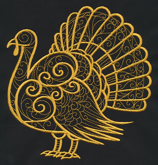 Filigree Turkey (Goldwork) - Image 2