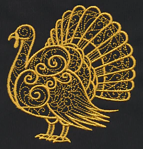 Filigree Turkey (Goldwork) - Image 5