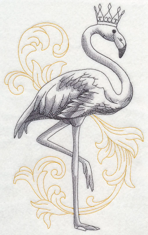 Flamingo In Crown - Image 5